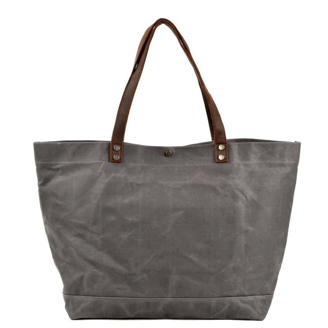 Geverfd Leren Tote Bag | BOVEC