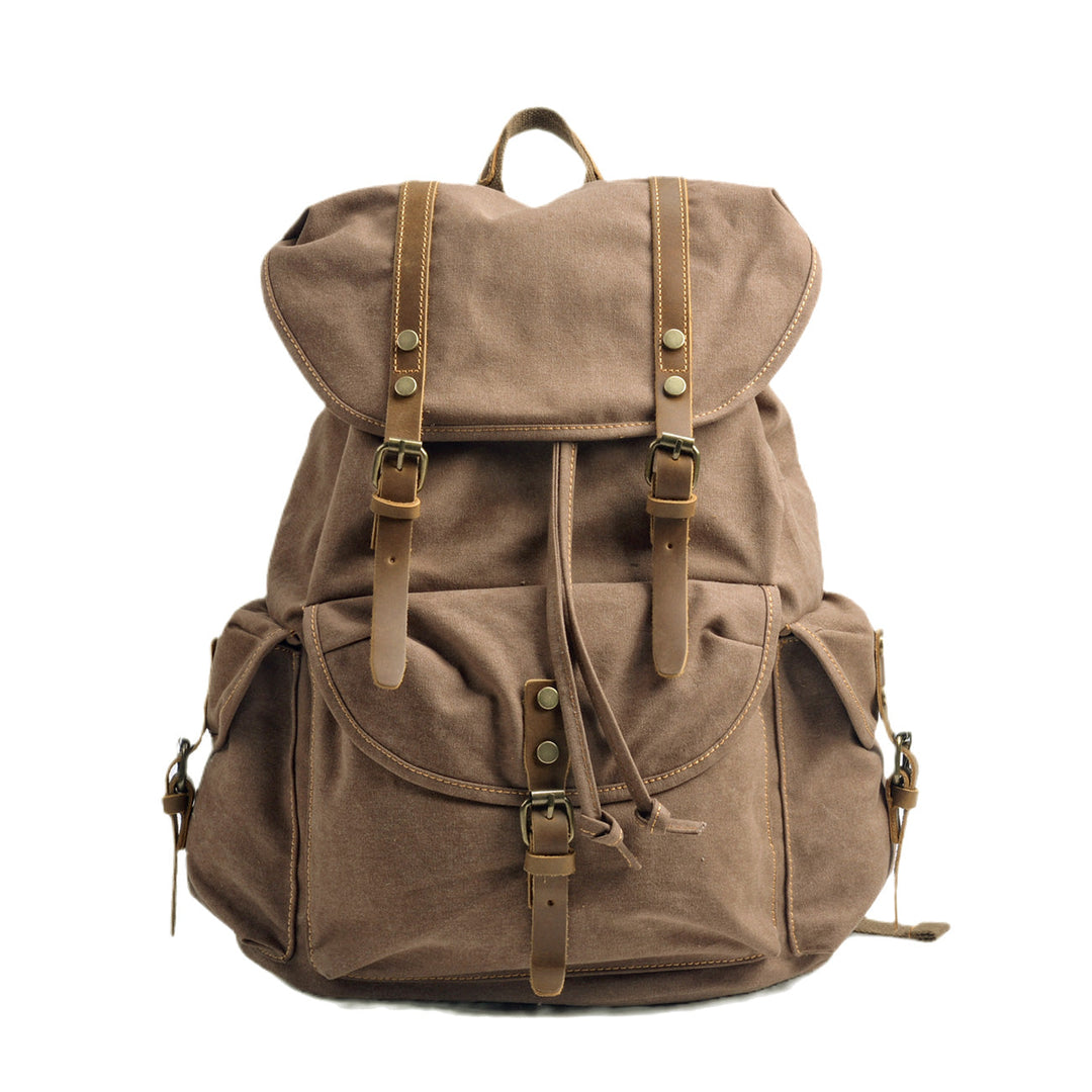 Militaire Canvas Rugzak | INTERLAKEN