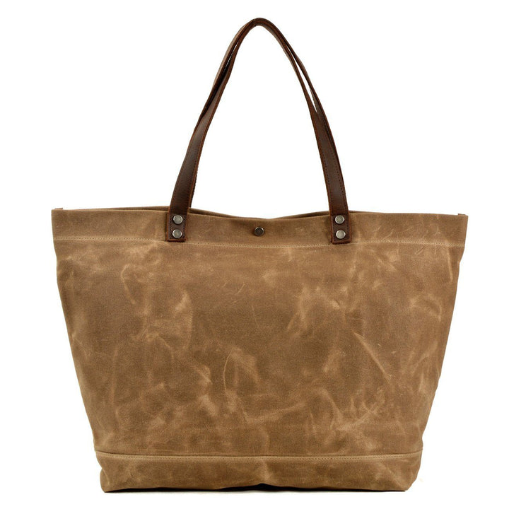 Geverfd Leren Tote Bag | BOVEC