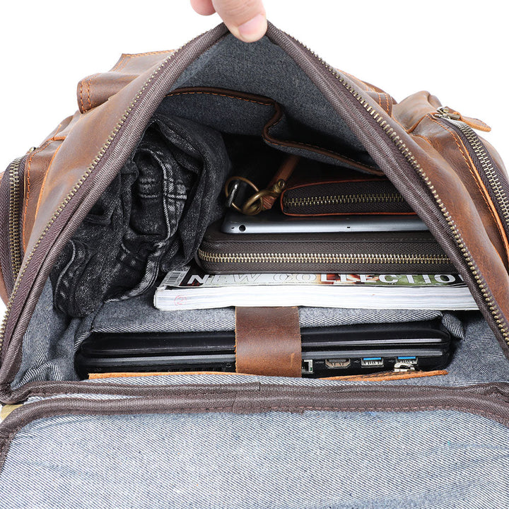 Leren Laptop Rugzak | KALMAR