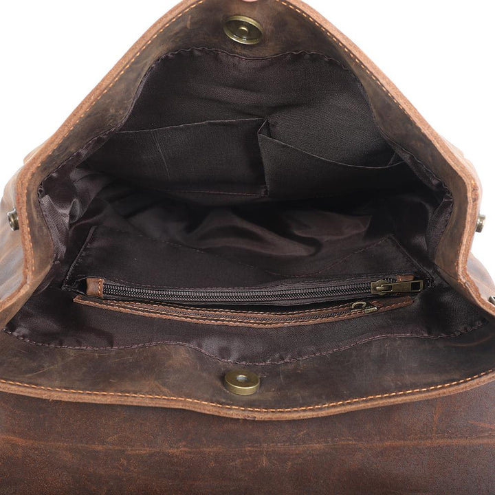 Vintage Leren Rugzak | TROSA