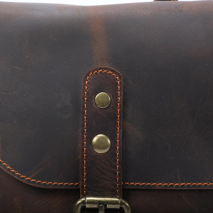 Vintage Leren Rugzak | TROSA