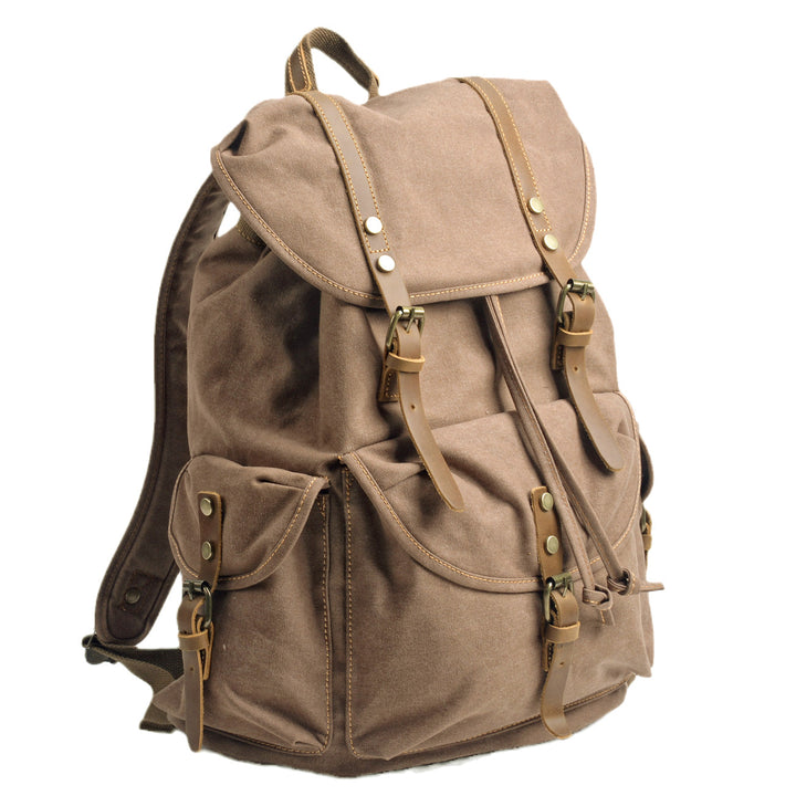 Militaire Canvas Rugzak | INTERLAKEN