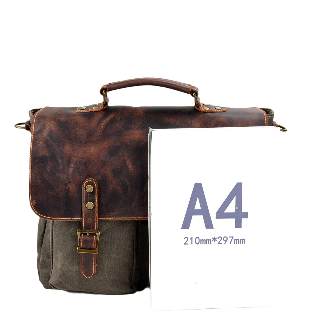 Vintage Canvas Schoudertas | ANSEN