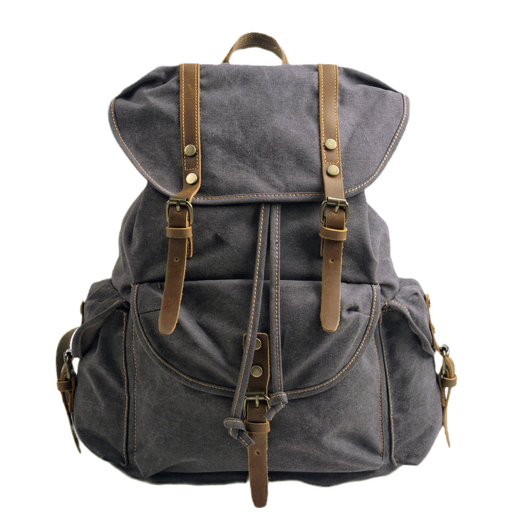 Militaire Canvas Rugzak | INTERLAKEN