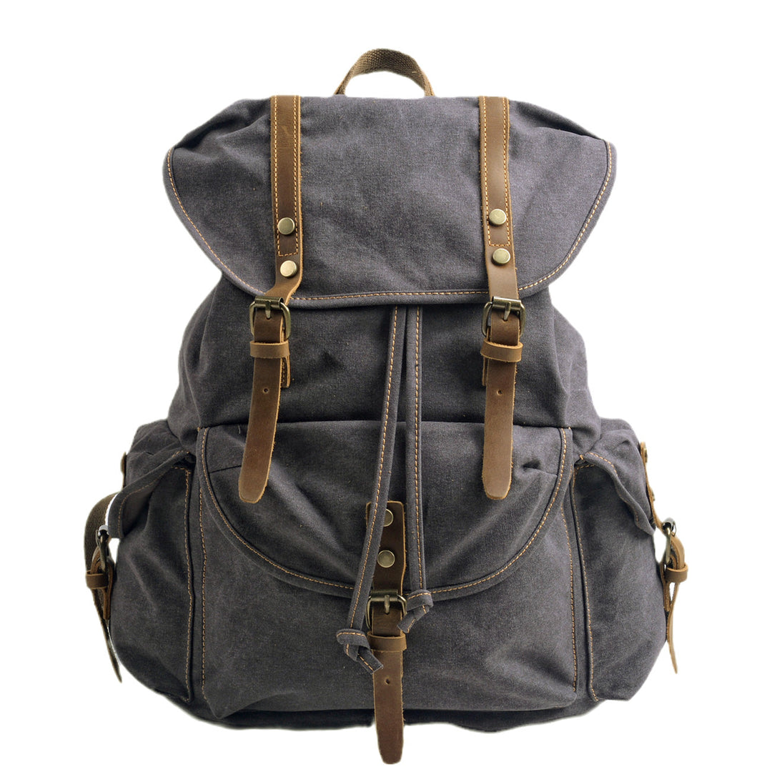 Militaire Canvas Rugzak | INTERLAKEN