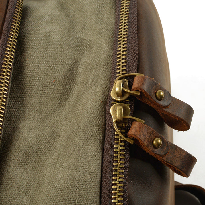 Vintage Leren Rugtas | PORTO