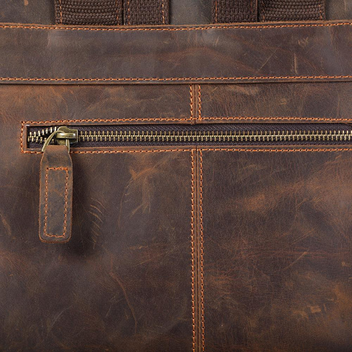 Vintage Leren Rugzak | TROSA