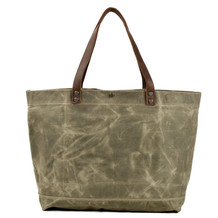 Geverfd Leren Tote Bag | BOVEC