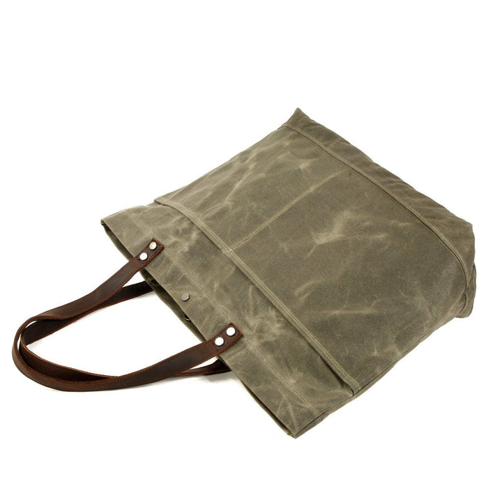 Geverfd Leren Tote Bag | BOVEC