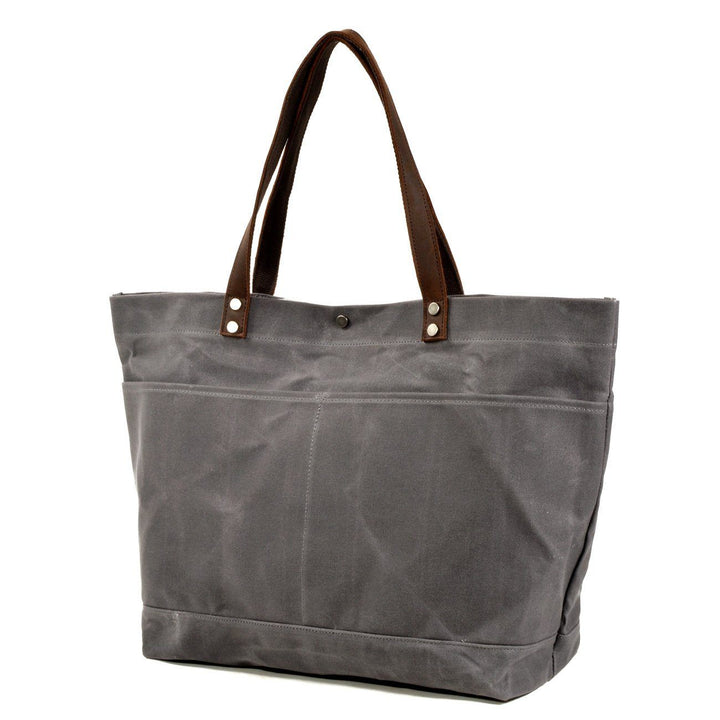 Geverfd Leren Tote Bag | BOVEC