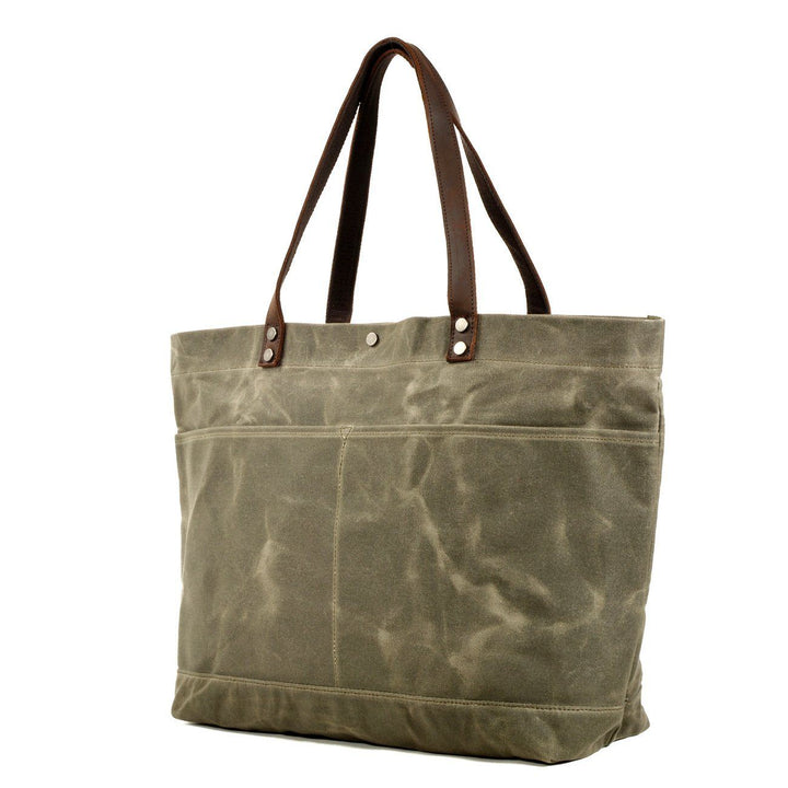 Geverfd Leren Tote Bag | BOVEC